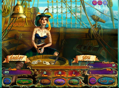 Doble juego de tragamonedas Pirates Treasures