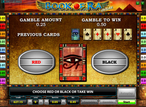 Doble juego de tragamonedas Book of Ra Deluxe