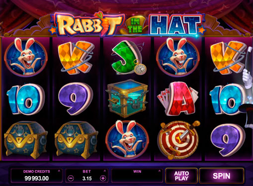 Máquinas tragamonedas por dinero real - Rabbit in the Hat