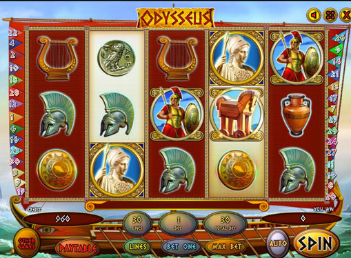 Odysseus juega el tragamonedas en línea por dinero