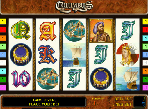 Columbus juega el tragamonedas en línea por dinero