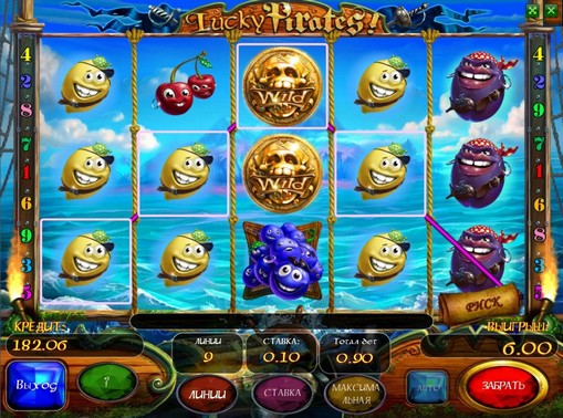 Lucky Pirates juega el tragamonedas en línea por dinero